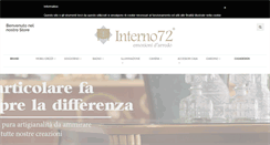 Desktop Screenshot of interno72.it